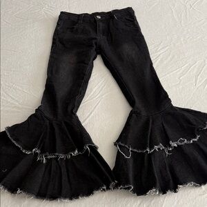 Black Flared Bell Bottom Jeans